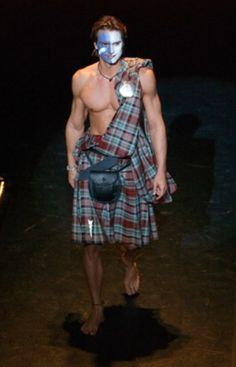 scottish native dress; model not too bad Kilt Fashion, Marcus Schenkenberg, Tartan Men, Native Dress