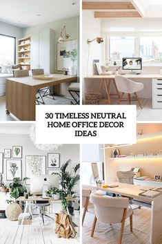 there are pictures of home office decor ideas