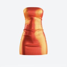 Luxury Orange Mini Dress For Party, Orange Clothes Png, Fitted Vintage Orange Mini Dress, Orange Fitted Sleeveless Mini Dress, Orange H&m Dress, Wardrobe, Dresses, Clothes