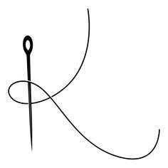 the letter k is made up of two lines and has an arrow on one end