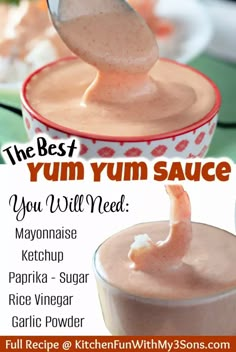 the best yum yum sauce you will need