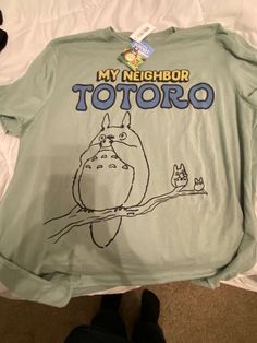 Ghibli Shirt Design, Totoro Clothes, Studio Ghibli My Neighbor Totoro, Ghibli My Neighbor Totoro, Poster Art Design, Christmas Gift For Dog, Personalized T Shirt, Movie Watching