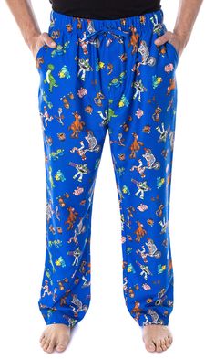 PRICES MAY VARY. THESE ARE OFFICIALLY LICENSED DISNEY TOY STORY LOUNGE PANTS - Intimo specializes in high-quality, officially licensed sleepwear and underwear for men, women, boys, and girls. Look for the Trademark logo on the tag inside of pants! THESE LET YOU LOUNGE AROUND IN COMFORT WITH GREAT FEATURES - These pants are made of a super-soft and smooth polyester fabric blend. You will feel the difference in quality when you slip a pair of these on! These Disney Toy Story sleep pants have 2, fu Toy Story Character, Disney Pajama Pants, Mens Pyjama Bottoms, Mens Lounge Pants, Toy Story Characters, Animated Cartoon Characters, Mens Toys, Disney Pajamas, Plaid Pajamas