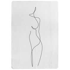 a black and white photo of a woman's body on a towel with the shape of a female torso