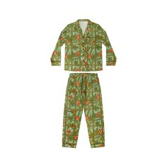 Indulge in the timeless beauty of William Morris's vintage botanical design with our William Morris Trellis Pattern Satin Women's Pajamas. These pajamas are a visual masterpiece, showcasing the iconic botanical pattern that is as gorgeous today as it was in its inception. Crafted from a sumptuous blend of 95% satin polyester and 5% spandex, these pajamas are not only exquisite to look at but feel divinely soft to the touch. They offer both comfort and elegance, making them the perfect choice for luxurious lounging and peaceful nights. Each set includes a notch lapel (collar style) and a drawstring waist, allowing for a custom fit that enhances your comfort. The seamless seam thread color is matched closely to the design, ensuring a harmonious and elegant look. Available trim, drawstrings, Green Printed Sleepwear With Relaxed Fit, Green Relaxed Fit Printed Sleepwear, Green Floral Print Sleepwear, Green Floral Print Sleepwear For Home, Morris Pattern, William Morris Patterns, Silky Pajamas, Floral Pajamas, Botanical Design