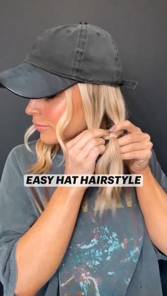 Dry Shampoo, Just Don, Hat Hairstyles, Go Out, Wavy Hair, Hair Hacks