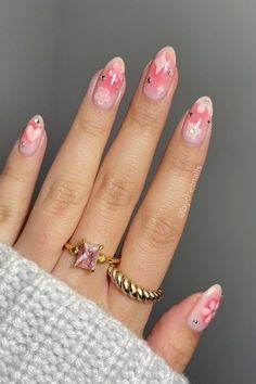 Spring is in the air, and we're loving this playful pink and gold combo! Our Twisted Tidal Ring is the perfect accessory to complete the look! Shop now at Little Sky Stone. 💖 #pinknails #springnails #summernails #springnailideas #everydayjewelry #goldrings #springlooks2023 #springnailinspo Spring Is In The Air, Spring Nail, Everyday Jewelry, Nail Artist, Spring Nails, Pink Nails