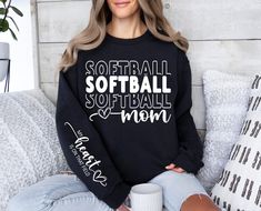 Svg Softball, Softball Mom Shirt, Softball Mom Svg, Softball Mom Shirts, Softball Svg, Dark Materials, Dark Material, Softball Mom, Funny Mom Shirts