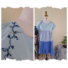 unique dress, size L; Bust 95-110 cm waist; 93 cm hip; 115 cm length from shoulder to skirt 93 cm Made with three different pieces, of a pleasant fabric for summer. It is not tight, making it a very comfortable garment to wear. Unique Dresses, Nice Dresses, Favorite Outfit, Art Collection, Beauty Book, Dress Outfits, Summer Dresses, Bathing Beauties, Womens Dresses