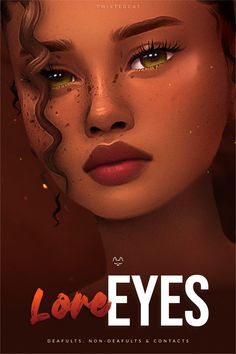 the poster for love's shows an image of a woman with her eyes closed