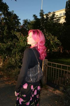 Cherry Hair, Pink Hair, Cute Hairstyles, Hair Inspo, Hair Cuts, Dye