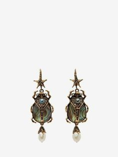 Beetle Earrings, Estilo Hippy, Metal Skull, Dope Jewelry, Metal Stars, Funky Jewelry, Jewelry Lookbook, Jewelry Inspo, Dream Jewelry