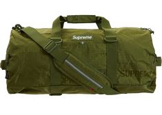 Green Bag With Adjustable Strap For Streetwear, Sporty Green Bags For Streetwear, Designer Rectangular Streetwear Bag, Green Functional Streetwear Bags, Functional Green Streetwear Bags, Green Rectangular Streetwear Bag, Functional Green Bags For Streetwear, Luxury Streetwear Bags With Logo, Luxury Logo Bags For Streetwear