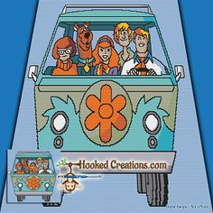 the scooby gang cross stitch pattern