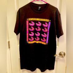 New, Never Worn - Did Not Come With Tags. Unisex Large Shirt; Came With Deluxe Edition Of Desert Sessions 11 & 12 Age 11, Stone Age, The Stone, Black Pink, Tee Shirts, Mens Shirts, Man Shop