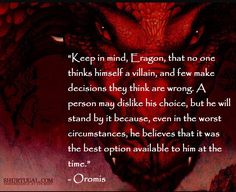 a red dragon with the words keep in mind, dragon that no one thinks himself villain and