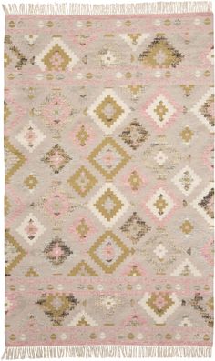 Tralee Flatweave Ivory and Pink Rug by BD Fine Flatshot Image 1 Blush Rug, Pink Area Rugs, Eclectic Area Rug, Feizy Rugs, Bohemian Area Rugs, Handmade Area Rugs, Pink Beige, Pink Rug, Grey Rugs