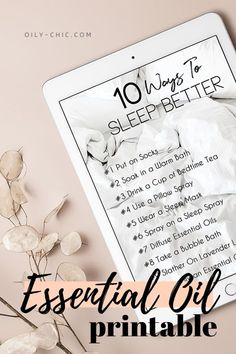 Print this Essential Oils for Sleep Guide and blank essential oil blending worksheets from Oily Chic Library Blending Worksheets, Chic Library, Ways To Sleep Better, Essential Oil Roller Bottle Recipes, Roller Bottle Recipes, Essential Oils Business, Sleep Guide, Diy Essential Oil Recipes, Oils For Sleep