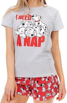 Amazon.com: Keep shopping for Disney Pjs, Summer Pjs, Disney Pajamas, Womens Pajamas, Pyjamas Womens, 101 Dalmatians, Womens Pyjama Sets, Women Nightwear, Disney Ladies