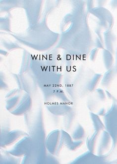 wine and dine with us