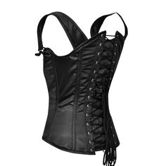 This Underbust corset with shoulder straps is an Ideal Option for Waist reduction, body shaping, and tight lacing. Satin fabric is renowned for its exquisite feel, glossy surface, and smooth texture. This Under Bust corset boasts a striking, shiny exterior. This corset Provides Excellent spinal support for the lower, middle, and lumbar regions of the back. Additionally, Wearing it regularly in the workplace can enhance posture.Under bust corset with shoulder straps Features: Style: Under bust, L Black Overbust Corset With Adjustable Straps, Black Underbust Corset With Adjustable Straps, Fitted Underbust Corset Belt With Adjustable Straps, Black Gothic Corset With Straps, Black Underbust Corset Belt With Straps, Black Overbust Corset Belt With Straps, Adjustable Overbust Corset Belt, Gothic Fitted Corset With Hook And Eye Closure, Gothic Fitted Corset With Straps