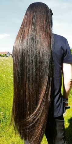 Pin Straight Hair, Longest Hair, Dark Brunette Hair, Silky Smooth Hair, Rapunzel Hair, Hair Buns, Long Dark Hair, Mens Hair