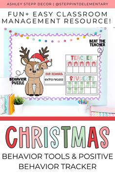 Need a fun way to encourage students to learn and display classroom expectations during the entire Christmas season/month of December? These Cutesy Christmas Class Behavior Tools will help do just that! Class Behavior Management, Behavior Tracker, Month Of December, Classroom Expectations, Student Behavior