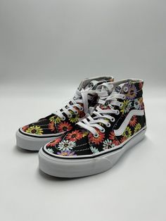 NEW Vans SK8-HI TAPERED Shoes Peace Floral Sunflowers Women’s Size 8.5 New Vans, Vans Sk8 Hi, Sk8 Hi, Vans Sk8, Athletic Shoes, Sunflower, Shoe Accessories, Women Accessories, Women Shoes