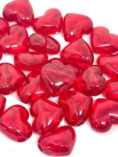 ♥ Large red clear heart pendant beads perfect for your jewelry projects. These beads are great as a centerpiece for your custom jewelry creations. ♥ Dimensions: 18mm Heart-shaped Round Beads For Crafts And Gifts, Heart-shaped Round Beads For Crafts, Heart Shaped Beads For Crafts And Gifts, Cute Pendants, February Hearts, Descendants Dr, Red Heart Pendant, Everyday Bag Essentials, Bead Collection