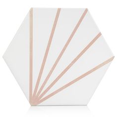 six pink and white coasters with stripes on them, set against a white background