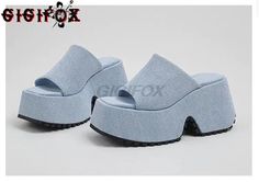 SPECIFICATIONSBrand Name: GIGIFOXHeel Height: High (5cm-8cm)With Platforms: YesPlatform Height: 3-5cmSandal Type: basicOrigin: Mainland ChinaOccasion: CasualUpper Material: MICROFIBEROutsole Material: RUBBERBack Counter Type: slingbackPattern Type: SolidSide Vamp Type: OpenFit: Fits true to size, take your normal sizeStyle: ClassicsHeel Type: WedgesLining Material: PUClosure Type: SLIP-ONItem Type: sandalsFashion Element: PlatformInsole Material: PUDepartment Name: ADULT YOU MAY ALSO LOVE platform height：about 6 cm heel height: about 9 cm Spring Platform Sandals For Streetwear, Spring Open Toe Sandals For Streetwear, Spring Streetwear Open Toe Sandals, Wedges Shoes, Sandals Casual, Slipper Sandals, Sandals For Women, Outdoor Indoor, Platform Sandals