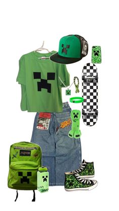 Youthful Outfits, Minecraft Outfits, Scene Outfits, Outfits For Men, Outfit Collage