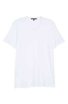 It might look like any other plain ol' T-shirt, but the softness of the ultrasmooth pima cotton jersey takes it above and beyond. Style Name:Robert Barakett Georgia Regular Fit V-Neck T-Shirt. Style Number: 5245053. Classic V-neck Relaxed Fit T-shirt, Cotton V-neck T-shirt For Layering, Classic V-neck T-shirt With Relaxed Fit, Classic V-neck T-shirt In Relaxed Fit, Classic Everyday T-shirt In Pima Cotton, Classic Everyday Pima Cotton T-shirt, Men's Sportswear, Elegant Drapes, T Shirt Style