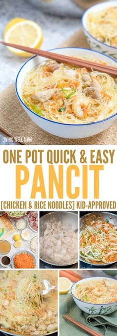 one pot quick and easy pancit