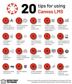 the top 20 tips for using canvas lms