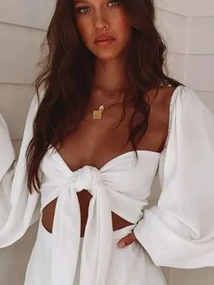 Crop Twist Blouse – HelloJene Wrap Crop Tops, Neck Crop Top, White Crop Top, Batwing Sleeve, Bra Tops, Crop Tops Women