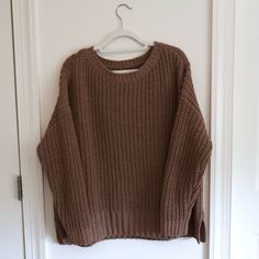 Oversized, Size Small, Brown, Super Soft, New With Tags American Eagle Sweater, Colorful Sweaters, American Eagle Outfitters, American Eagle, Sweaters For Women, Tags, Women Shopping, Color