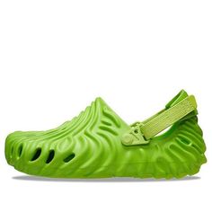 Crocs Salehe Bembury x Pollex Clog 'Crocodile' 207393-30T (Unisex) Crocs X Salehe, Crocs Pollex Clog, Most Popular Nike Shoes, Popular Nike Shoes, Salehe Bembury, Kids Footwear, Mens Clogs, Green Zebra, Slides Slippers