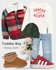 Holiday outfit inspo, toddler boys  Toddler fall clothes, toddler boy outfits, toddler boy fashion, toddler boy style, winter 2024, winter outfit inspo, toddler boy clothes, toddler Uggs, Ugg ultra mini maxi curly, toddler sneakers, toddler boy holiday outfit, Christmas outfit, toddler Christmas clothes, adidas campus   Shop this post on my LTK ⬇ https://liketk.it/4Vr9T #ltkkids #ltkseasonal #ltkholiday