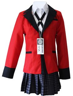 PRICES MAY VARY. Package: 5pcs Full Set (Coat + Shirts + Skirts + Tie + Necklace ) Original Design: Long Sleeve Red Coat, Lapel Classic White Shirts, Plaids Pleated Skirt School Uniforms with Black Tie and Necklace High Quality: Uniform Cloth, 100% Brand New, Exquisite Design, Soft Fabrication Make You with a Wonderful Showing, Stylish and Qualified School Uniforms for Party or Daily Life Occasions: Halloween Night, Role Play, Stage Performances, Dress up Party, Cosplay Show, Masquerade ball, Bi Red Anime Print Costume, Red Anime Print Costume For Costume Party, Red Harajuku Cosplay Costume For Themed Events, Red Harajuku Style Cosplay Costume For Costume Party, Red Harajuku Cosplay Costume For Costume Party, Anime Style Red Cosplay Costume For Themed Events, Red Anime Cosplay Costume For Themed Events, Red Anime Costume For Costume Party, Red Fitted Anime Print Costume