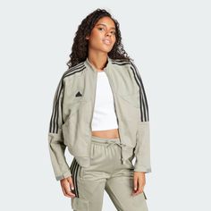 adidas Tiro Material Mix Track Jacket - Green | Free Shipping with adiClub | adidas US Sport Nike, Track Suit, Adidas Track, Adidas Sportswear, Running Jacket, Women Lifestyle, Adidas Sport, Adidas Online, Track Jacket