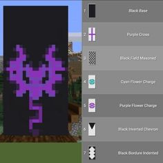 an image of a purple flower in minecraft