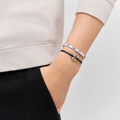 LOUIS VUITTON® - Empreinte Bracelet, White Gold - Grey Bracelet White Gold, Louis Vuitton Empreinte, Flower Motif, Louis Vuitton Official, Designer Jewellery, Fine Jewelry Collection, Gold Collection, Jewellery Collection, Stylish Accessories