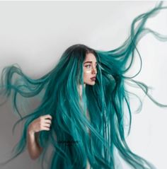 mermaid hair Makijaż Smokey Eye, Pinterest Hair, Silk Hair, Hair Dye Colors, Mermaid Hair, Synthetic Lace Front Wigs, Grunge Hair