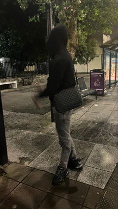 Outfit details: Black polo hoodie, louis vuitton messenger bag, grey slimfit jeans, black led balenciaga tracks. Balenciaga Track Outfit Men, Led Balenciaga, Black Balenciaga Shoes, Balenciaga Track Outfit, Balenciaga Track Black, Black Hoodie Outfit, Balenciaga Tracks, Track Outfits, Louis Vuitton Messenger Bag