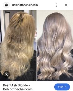 Ash Blonde Hair Toner, Pearl Ash Blonde, Blonde Hair Toner, Light Ash Blonde Hair, Toner For Blonde Hair, Beige Blonde Hair, Pearl Blonde, Ash Blonde Balayage, Ombre Hair Blonde