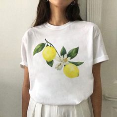 Lemon Comfort Color T-shirt | Vintage Strawberry T-shirt | Strawberries T-Shirt | Aesthetic Fruit Shirt DETAILS ✱ True to size fit with a classic crew neck ✱ Crafted from super soft, 100% cotton fabric for ultimate comfort. ✱ Enjoy FREE worldwide shipping on orders over $75 ✱ Our tees are printed to order & shipped locally, so say goodbye to customs fees - 90% of orders have no customs fees 🚚 FAST SHIPPING Once your order is placed, we gonna work on it within the same hour. PLEASE MAKE SURE YOU Strawberry T Shirt, Aesthetic Fruit, Fruit Shirt, T Shirt Aesthetic, Vintage Strawberry, Shirt Aesthetic, 90s Fashion Outfits, Y2k Clothing, Comfort Color