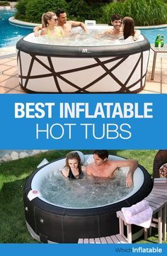 the best inflatable hot tubs for adults and children to use on vacation