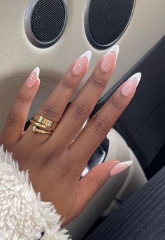 Classy Almond Nails, Posh Nails, Acrylic Toe Nails, Work Nails, Glow Nails, French Acrylic Nails, Classy Acrylic Nails, Short Square Acrylic Nails