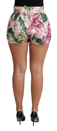 DOLCE & GABBANA Gorgeous brand new with tags, 100% Authentic Dolce & Gabbana Floral hot pants features high waist. Model: High Waist Color: Pink Zipper closure on the back Logo details Made in Italy Material: 57% Cotton 27% Polyester 16% Fiber Lining: 92% Silk 8% Elastane Hot Pants Shorts, Pants Short, Stefano Gabbana, Chic Pink, Dolce E Gabbana, Color Rosa, Dolce & Gabbana, Pink Cotton, Overall Shorts